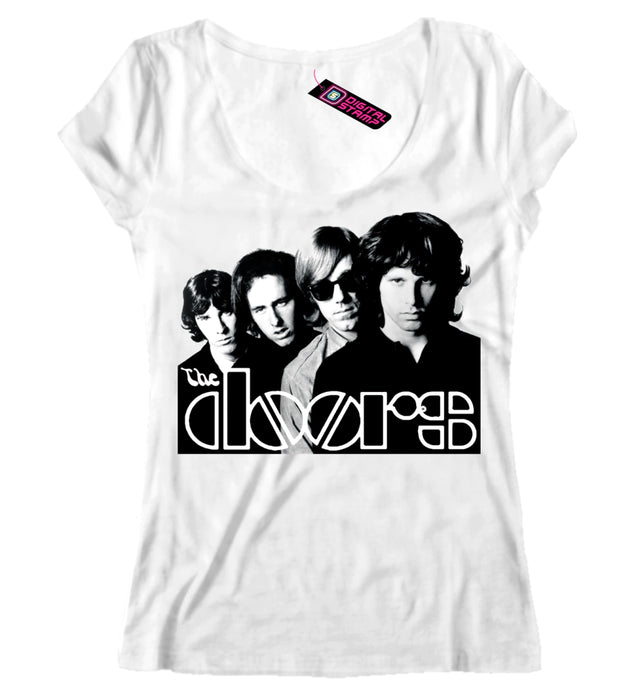The Doors Women's Morrison RTD 009 T-shirt - Premium Quality 100% Cotton