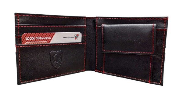 The Hincha House Genuine Leather Official River Plate Wallet - Premium Quality and Style for True Fans - Billetera Cuero Oficial River Plate