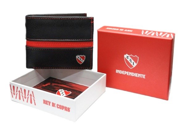 The Hincha House Leather Wallet - Club Atletico Independiente Official Merchandise - Billetera Cuero Oficial  Club Atletico Independiente