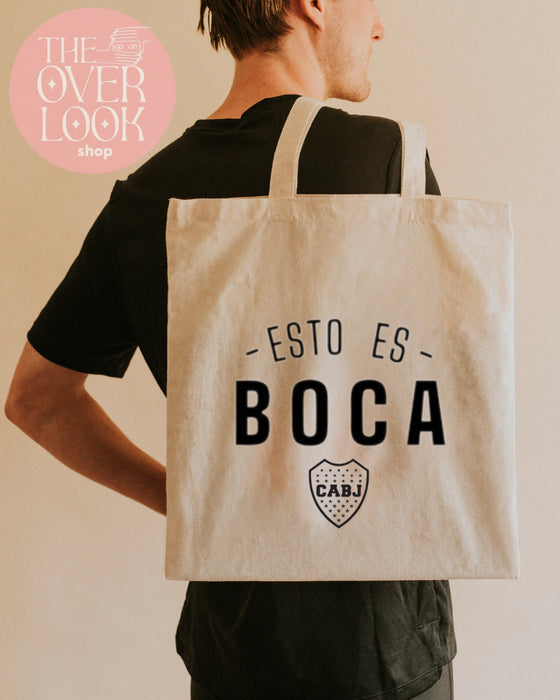 The Over Look | Boca Juniors Canvas Tote Bag - Esto es Boca - Club Merch