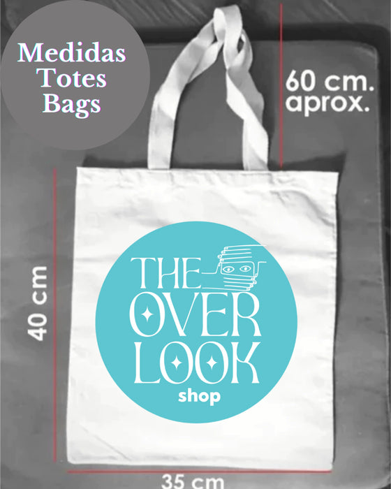 The Over Look | Messi Canvas Tote Bag - Que Mira' Bobo? - Stylish Football Fan Accessory