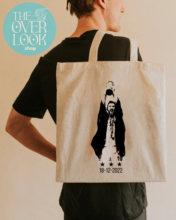 The Over Look | Messi World Cup Champion Canvas Tote Bag