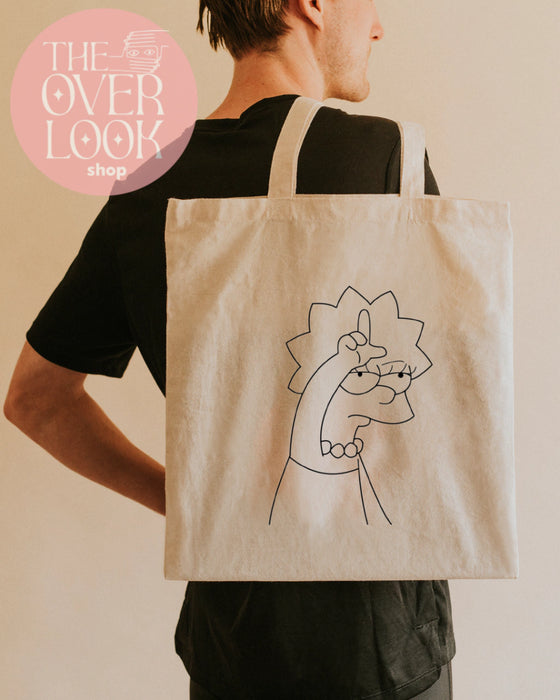 The Over Look | The Simpsons Lisa Canvas Tote Bag