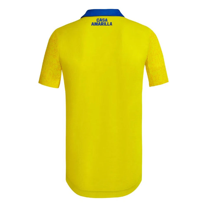 Adidas Boca 22/23 Third Men's Jersey | AEROREADY Technology | Yellow with Blue Accents