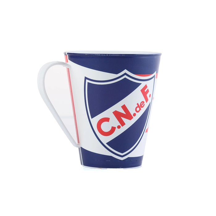 Plastic Conical Mug 360 ML C.N.DE F - Official Product of Uruguay's National Football Team - Deans of Uruguayan Football - Authentic Merchandise