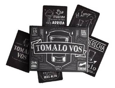 Tomalo Vos Juegos de Desafío Party Board Game Perfect for Pregrame by Buró (Spanish)