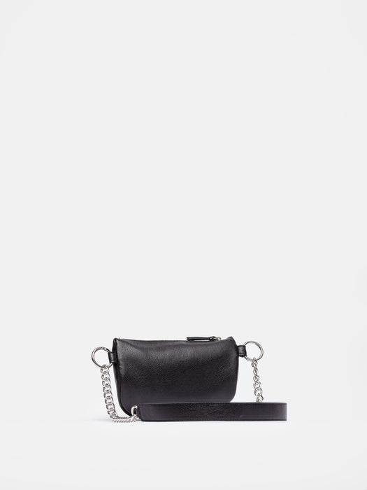 Prüne Trendy and Stylish Grained Leather Waist Bag - Comfortable, Practical, and Chic Accessory