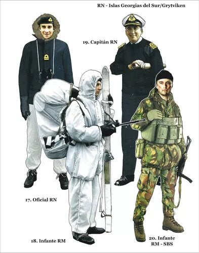 Book of Uniforms of the Naval and Maritime Forces of the Malvinas War
