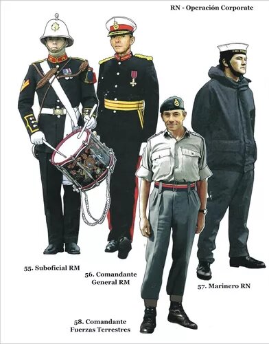 Book of Uniforms of the Naval and Maritime Forces of the Malvinas War