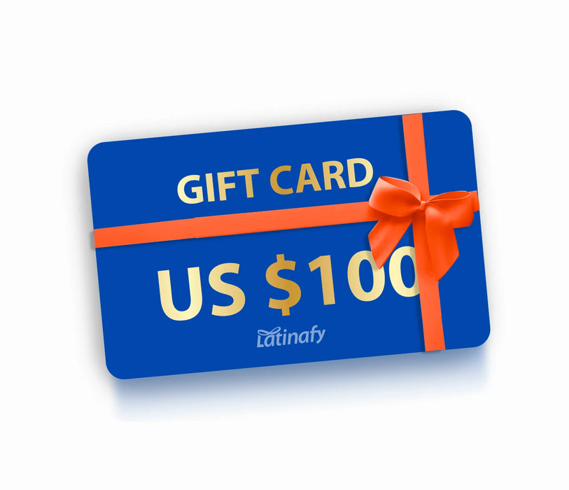 Latinafy Gift Card (US $100)