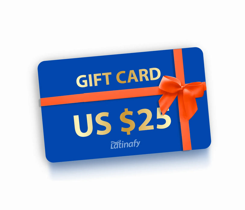 Latinafy Gift Card (US $25)