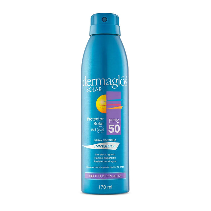 Ultralight Dermaglós Sunscreen SPF 50 - 170ml, Invisible Protection