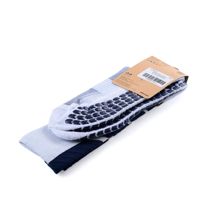 Umbro Men's White Cotton Anti-Slip Socks - Ultimate Comfort with Stylish Color Change Detail