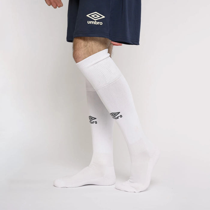 Calcetines de Fútbol Blancos de Algodón para Hombre de Umbro - Producto Oficial del Decano del Fútbol Uruguayo - Equipo Nacional