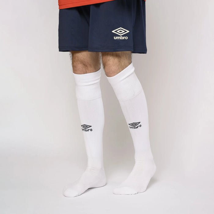 Umbro Nacional Uruguay Men's White Cotton Football Socks - Official Product of Uruguay's Football Deans - National Team Gear