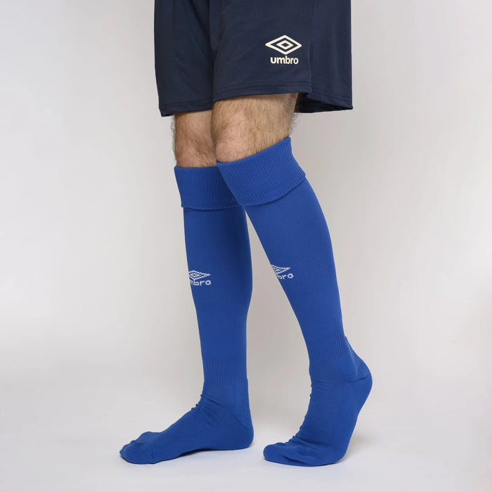 Calcetines de Fútbol para Hombre Adulto de Algodón Azul Claro de Umbro - Producto Oficial del Decano del Fútbol Uruguayo - Equipamiento Auténtico para Fans