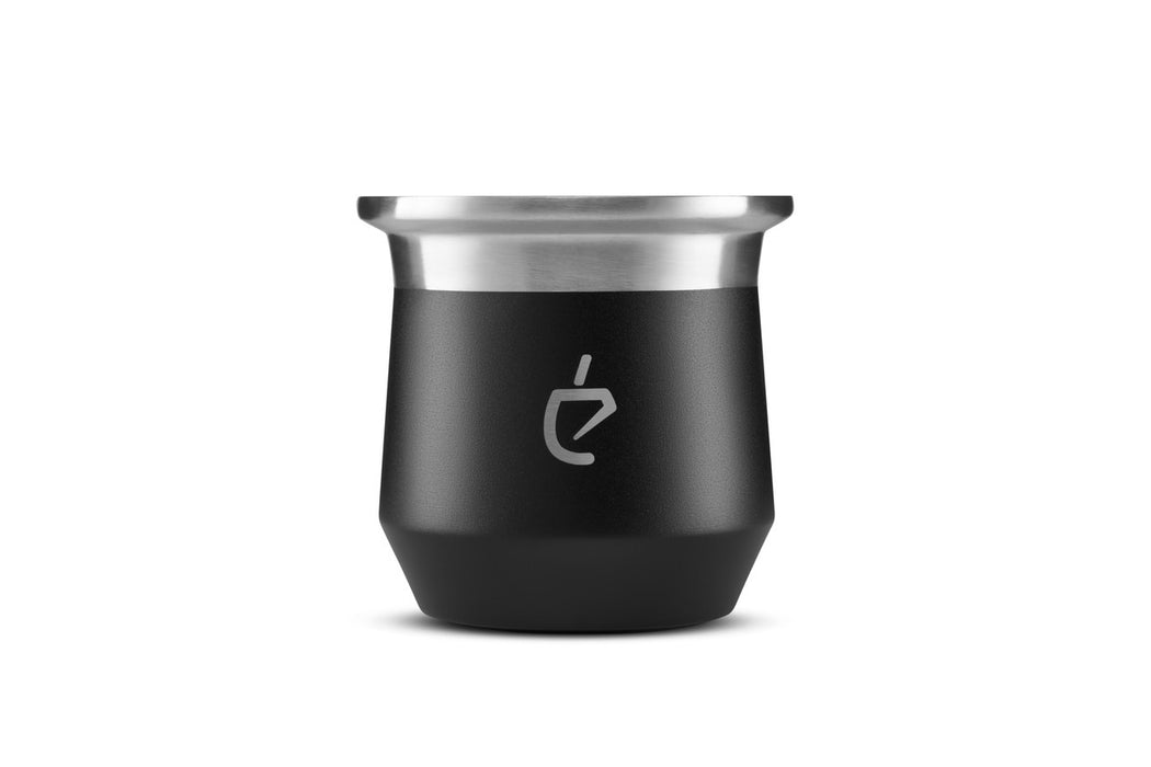 Un Mate Stainless Steel Vacuum-Insulated Mate Cup with Spill-Proof Lid (Black) - Taza Mate de acero inoxidable (Negro)