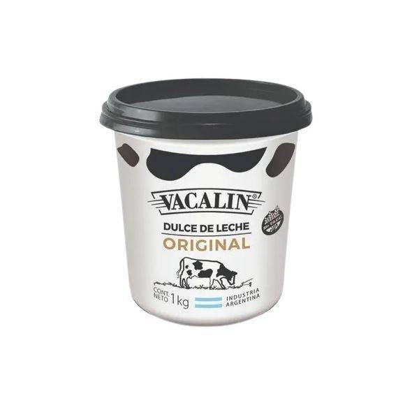 Vacalin Original Dulce de Leche Classic Creamy Milk Confiture, 1 kg / 35.3 oz
