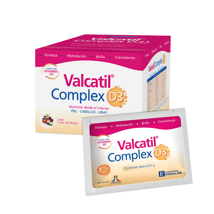 Valcatil Complex D3 Dietary Supplement - 15g with Amino Acids, Vitamins, and Minerals