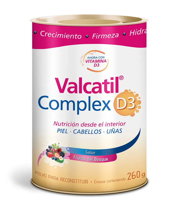 Valcatil Complex D3 Dietary Supplement - 260g with Amino Acids, Vitamins, and Minerals