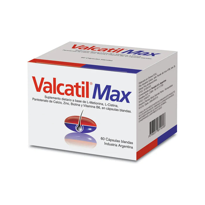 Valcatil Max Softgel Dietary Supplement - 60 Capsules