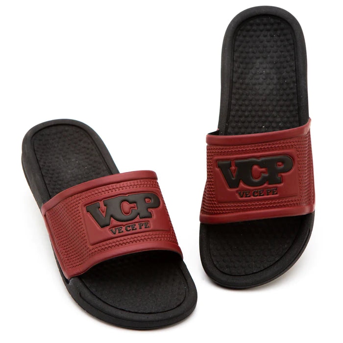 Van Como Piña Chancletas VCP Kaly Bordo Negra - Step into Style with Premium PVC Footwear