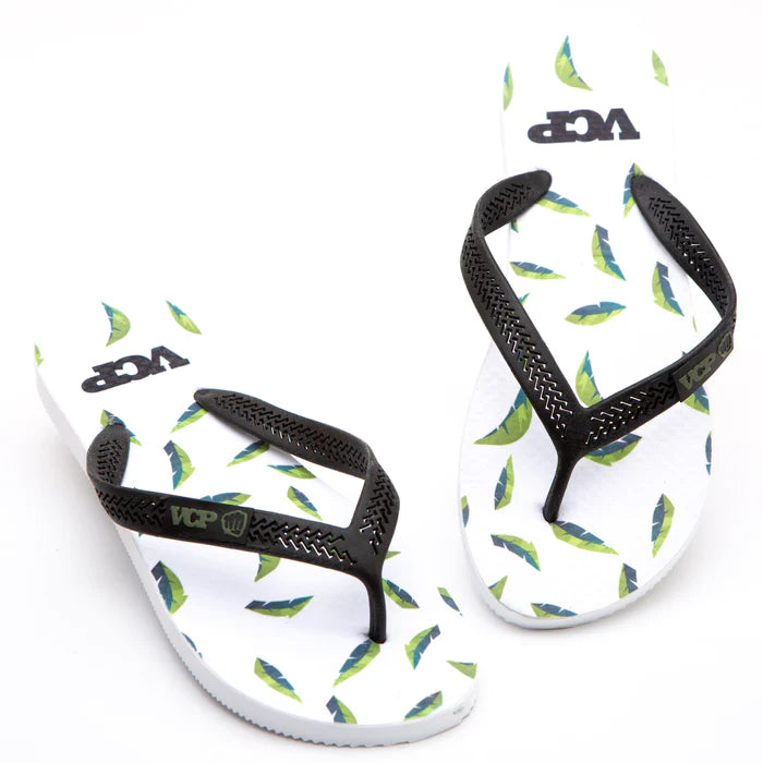 Van Como Piña Green Leaf Flip Flops - Step into Style and Comfort with Our Trendy Footwear