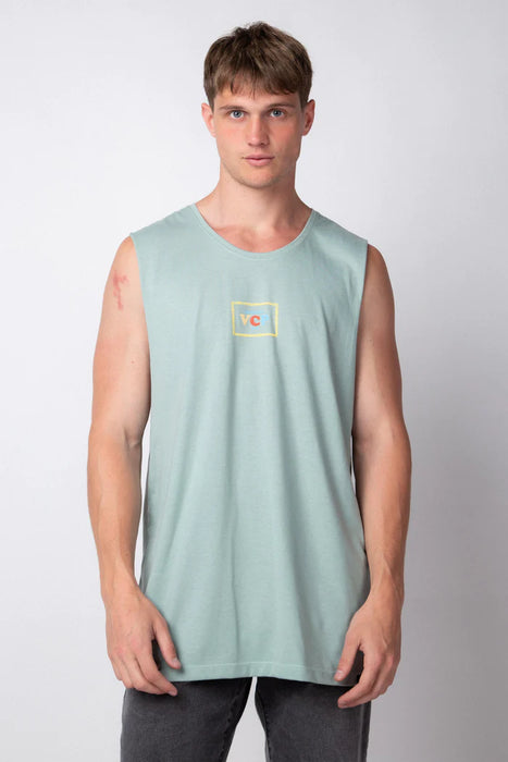 Van Como Piña Muscle Sweatshirt Waves - Trendy Cotton Sleeveless