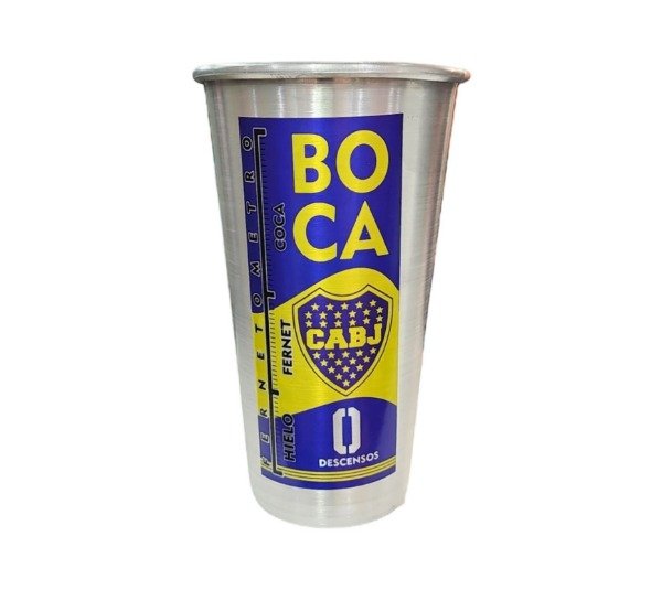 Vaso Fernetero 1L | Premium Boca Juniors Fernetometer Glass - Authentic Fernet Enjoyment