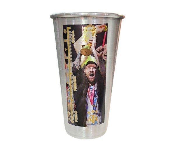 Vaso Fernetero | Fernetometer Messi with World Cup - Collector's Edition