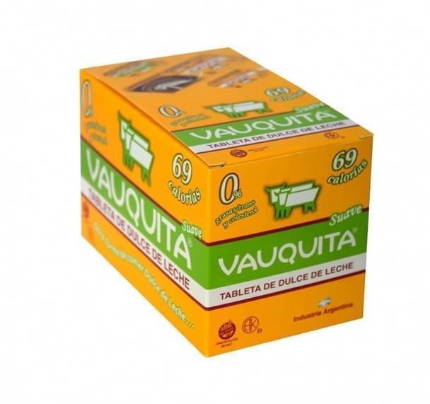 Vauquita Soft Suave Barra de Doce de Leite (caixa com 18 unidades) 