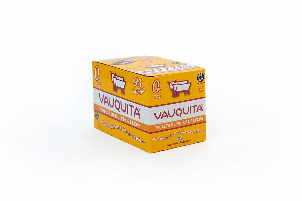 Vauquita Tabletas Dulce de Leche Bar Box Classic Caramel Bars (18 unidades) 