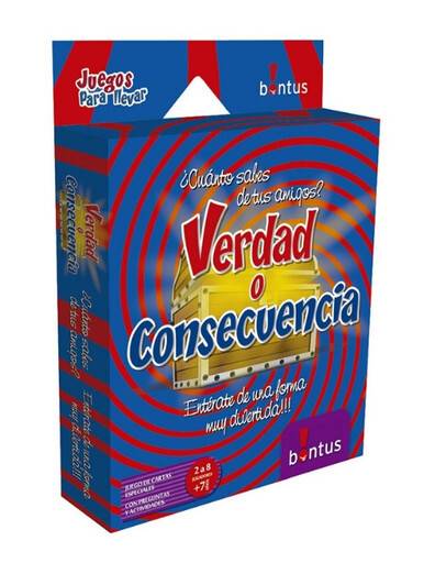 Verdad o Consecuencia Juego de Cartas Special Card Game with Questions and Activities