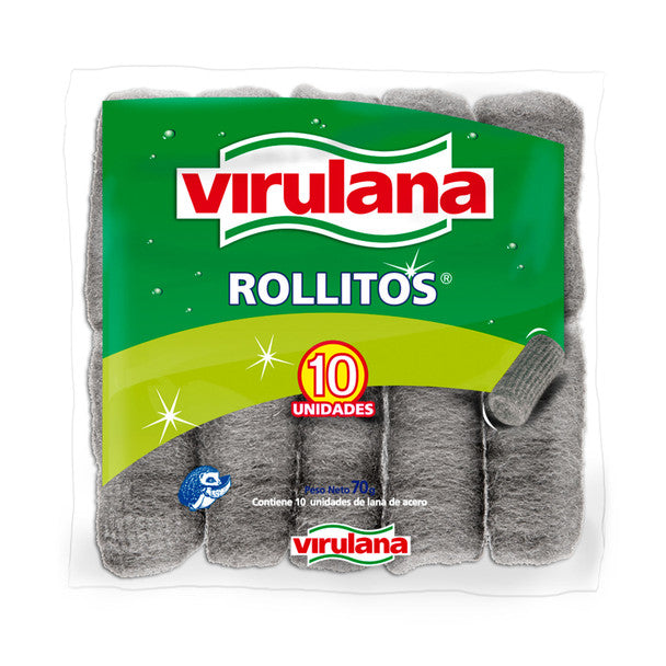 Virulana Rollitos Lana de Virulana Rollitos Lana de Acero Steel Wool C —  Latinafy