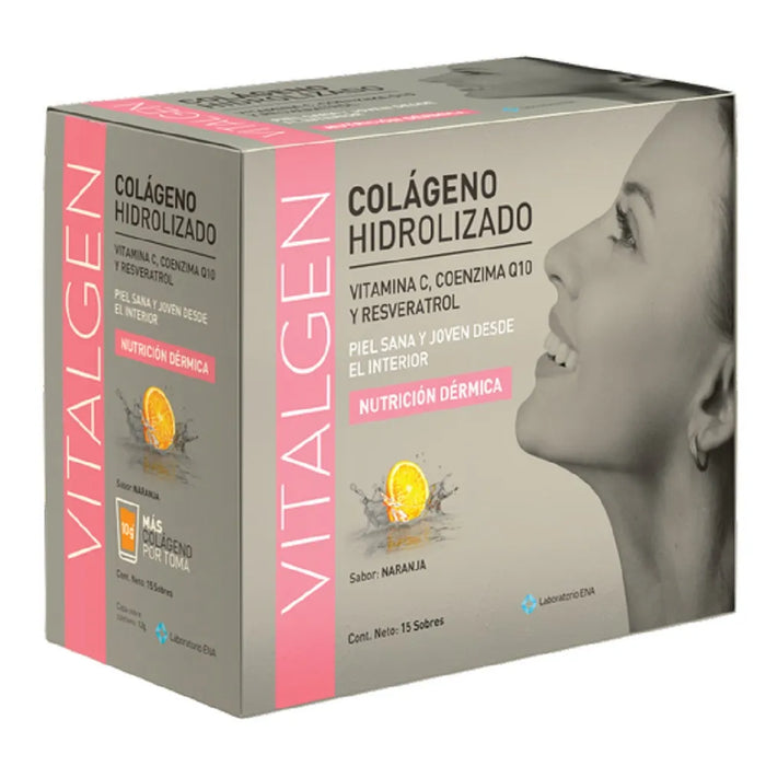 Vitalgen Hydrolyzed Collagen x 15 - With Vitamin C, Coenzyme Q10, and Resveratrol
