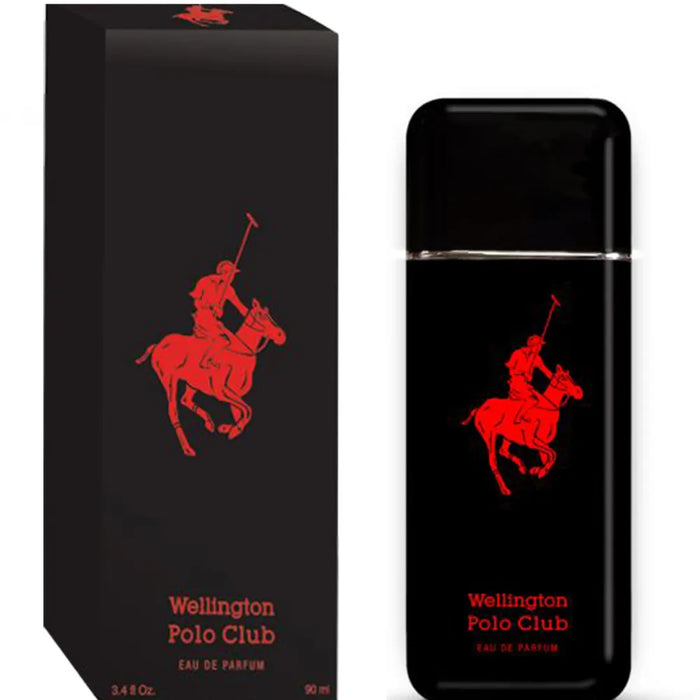 Wellington Polo Club Black EDP - 90 ml 3.4 fl.oz | Bold Men's Fragrance for Elegance