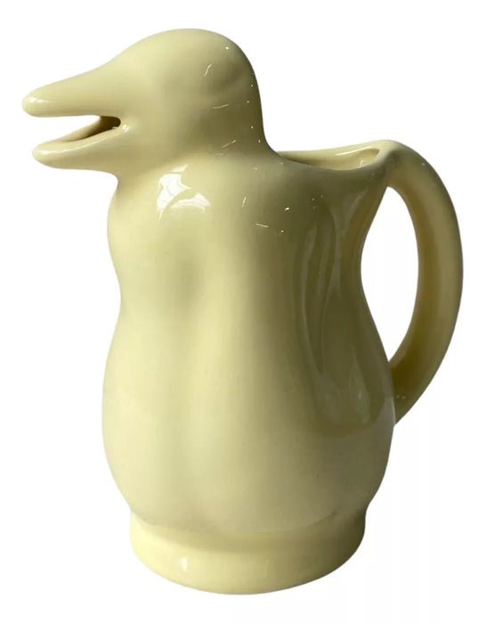 Yellow Ceramic Penguin Pitcher - Pastel Colors 1L by Genic: Quirky and Stylish Drinkware for Home Decor & Parties