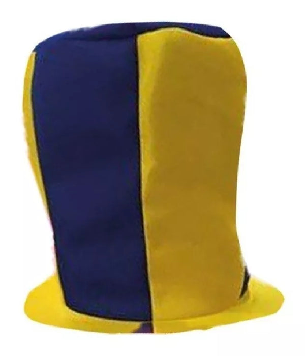 Yellow and Blue Soccer Gameday Beret Hat - Team Spirit Gear - Boca Juniors