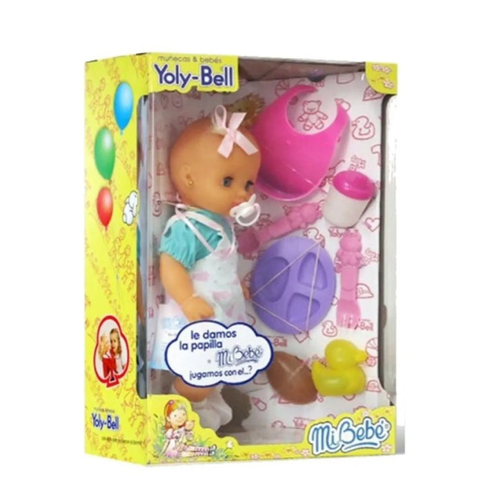 Yoly Bell Baby Mealtime Set 33 cm Box - Complete Kit for Your Little One's Delightful Feeding Experience