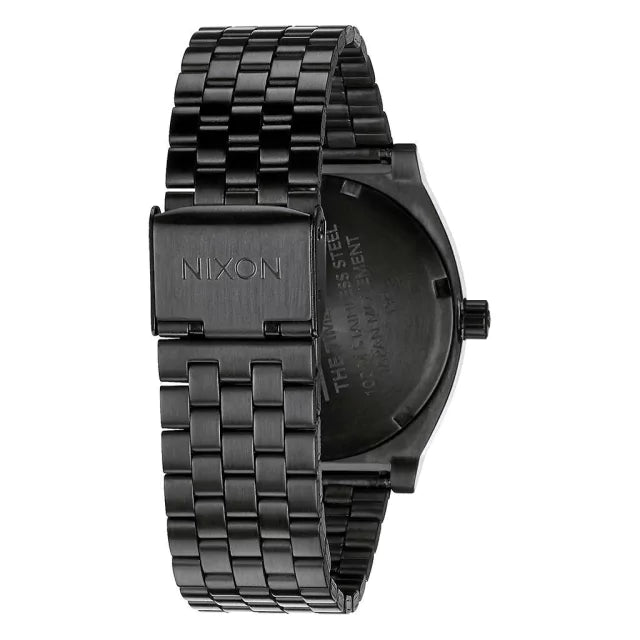 Nixon Reloj Time Teller Watch Premium Black Stainless Steel  - Classic Elegance