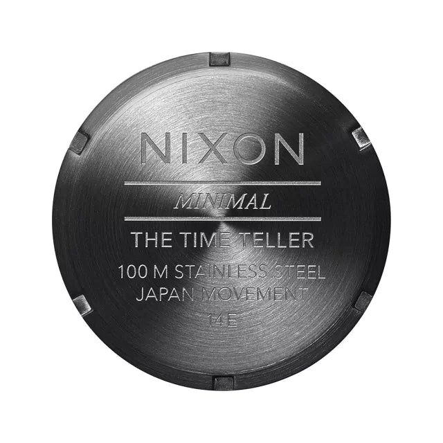 Nixon Reloj Time Teller Watch Premium Black Stainless Steel  - Classic Elegance