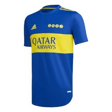 Camiseta Boca Juniors Masculina Remera Titular Camisa Oficial do Time de Futebol Boca Juniors - Edição 21/22 