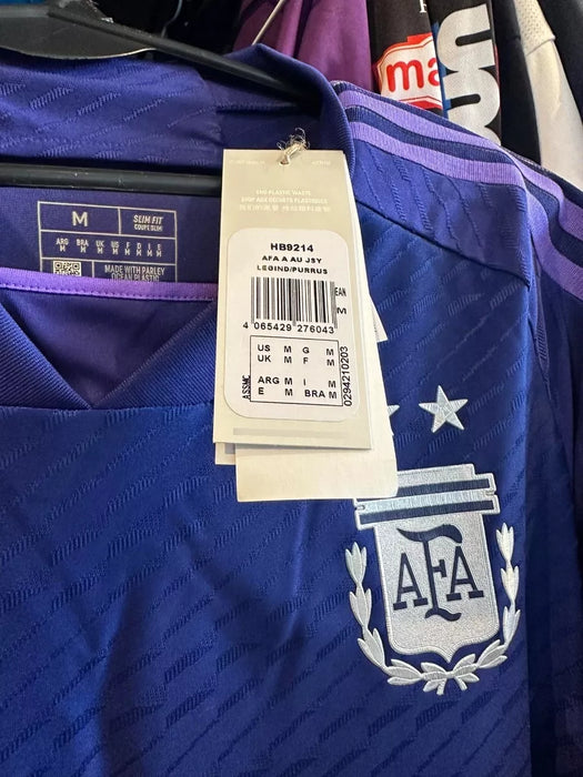 Remera Camiseta Selección Argentina Adidas Argentina National Team Heat Dry Original Violet T-Shirt (Size M)