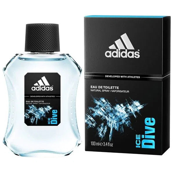 Adidas Ice Dive Eau The Toilette Natural Spray / Vaporisateur, 100 ml / 3.4 fl oz