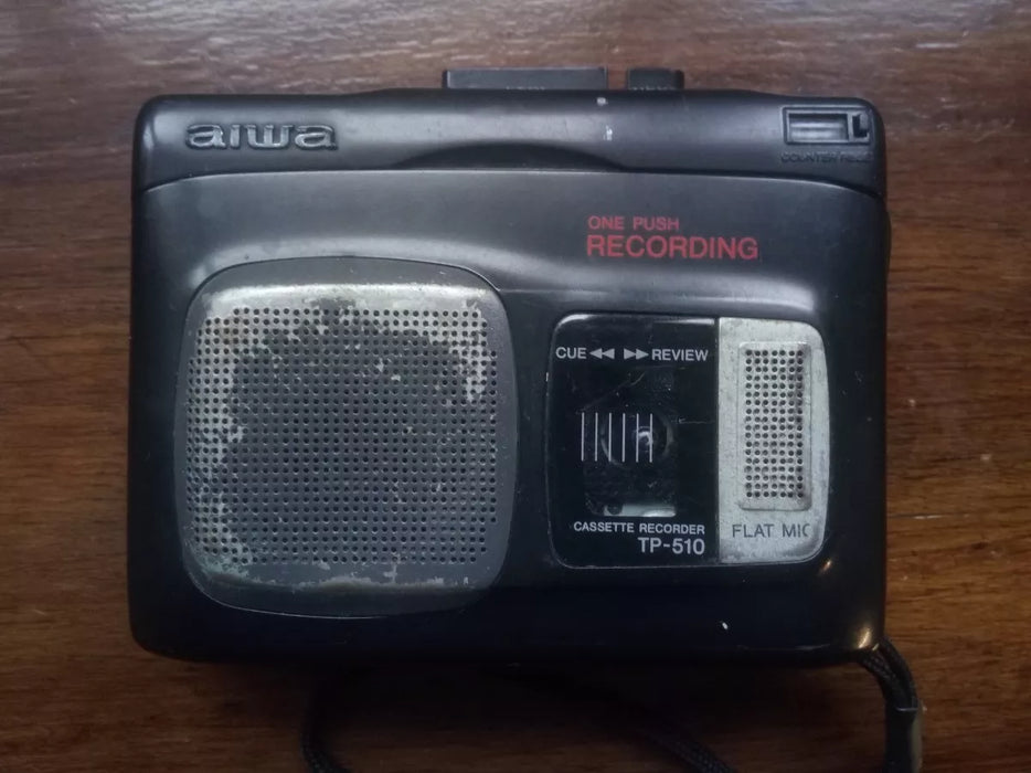 Aiwa TP 510 Cassette Recorder With Three Playback Speeds, Ideal For Collecting