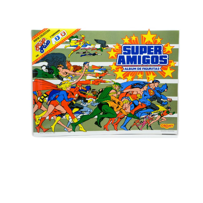Album of Collectible Figurines Super Amigos 2 from 1987 Redigitized and Vectorized, 2021 Edition