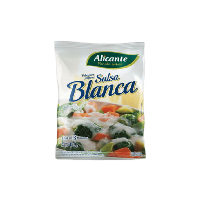Alicante Salsa Blanca En Polvo Bechamel Sauce Flavored Powder, 40 g / 1.41 oz