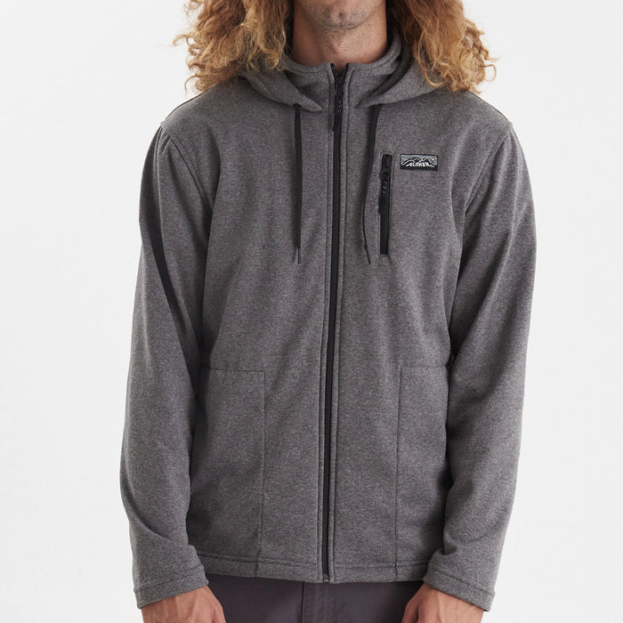 Althon Strobel Premium Fleece Zip Jacket - High Neck Thermal Hoodie, Grey, Thermo Fleece