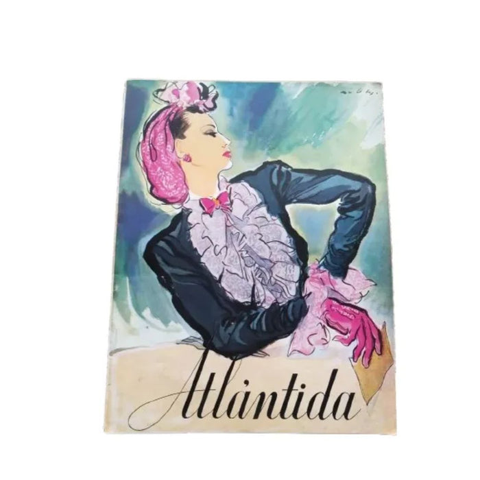Revista Coleccionable Atlántida Magazine Collectible from the 40s, Fashion 1942