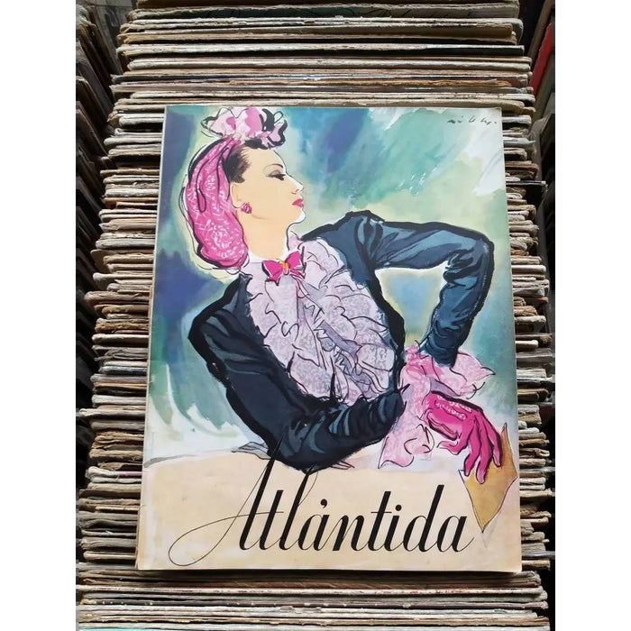 Revista Coleccionable Atlántida Magazine Collectible from the 40s, Fashion 1942